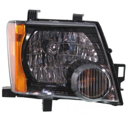 Headlight headlamp passenger side right rh for 09-12 nissan xterra x & s models