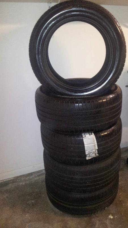 2 new 245/50r18 bridgestone turanza el42 run-flat tires