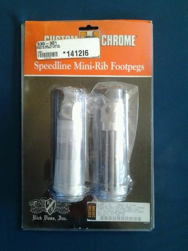 Harley davidson speedline mini-rib footpegs foot pegs