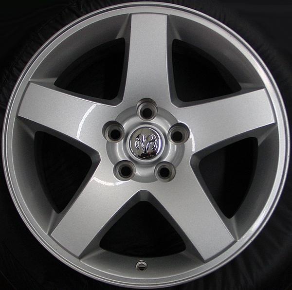 '08 09 10 dodge charger '08 magnum 17x7.5 5 spoke hollander # 2325 aluminum rim