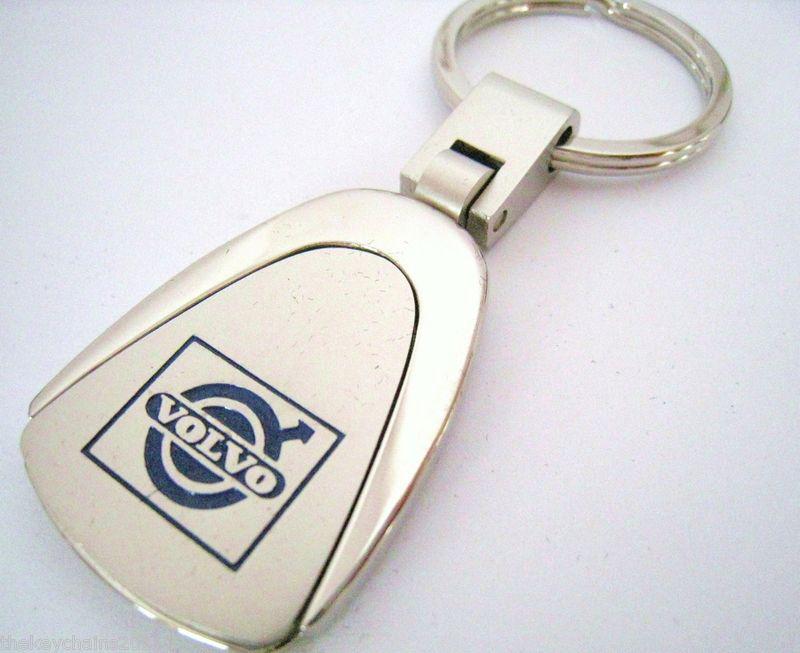 Volvo key chain ring fob s60r s60 t6 s70 s40 c30 c70 xc60 xc70 xc90~chrome