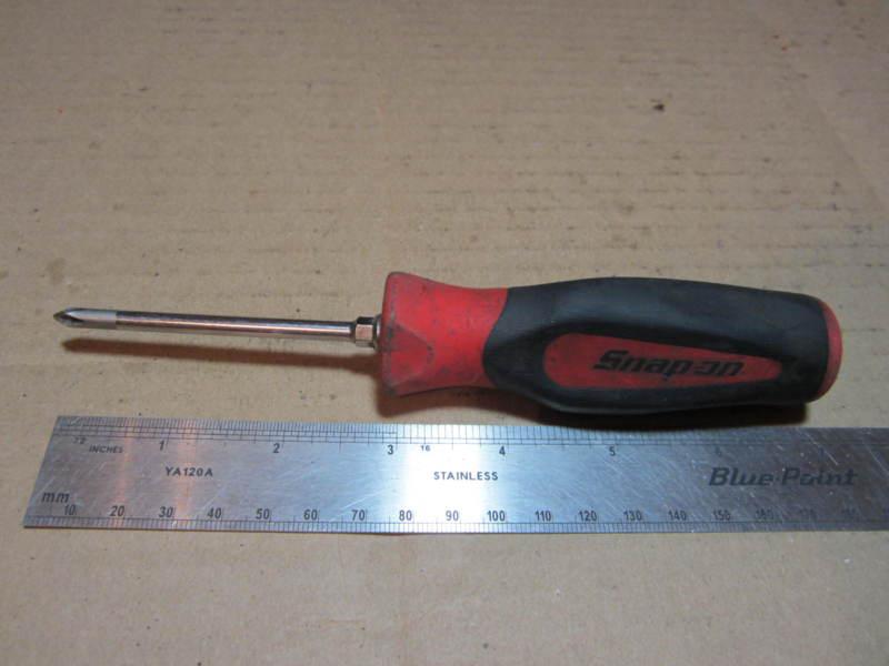 Snap-on tools #1 x 3" phillips red - black hard screwdriver
