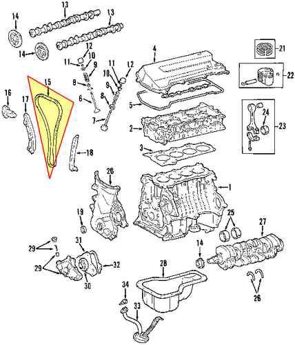 Toyota 135060d010 genuine oem factory original timing chain