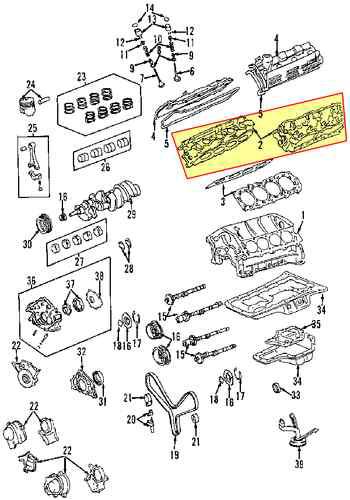 Toyota 1111535060 genuine oem factory original head gasket