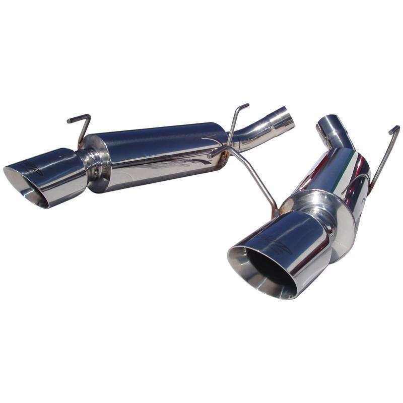 Mbrp ss axleback exhaust ford mustang gt/gt500 2005-2010