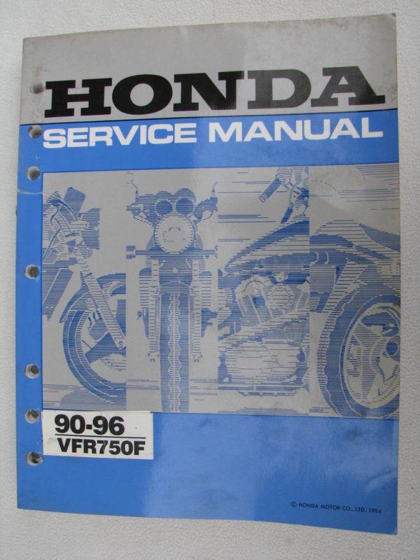 Honda shop service manual vfr750 f vfr 750 1990-1996