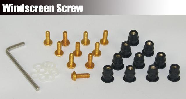 10 x windshield windscreen bolt screw gold for honda cbr 600rr 1000rr 1100xx f4i