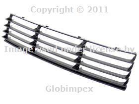 Vw passat (01-05) bumper cover grille center front genuine + 1 year warranty