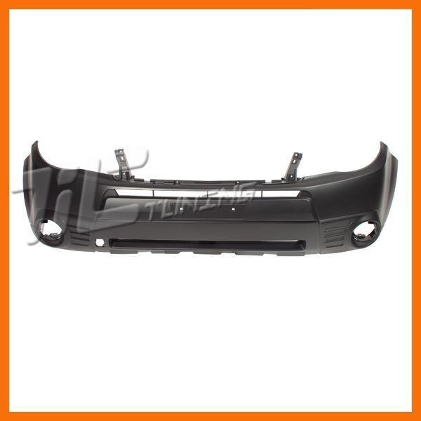 2009-2012 subaru forester front bumper cover su1000162 primered black w.fog hole