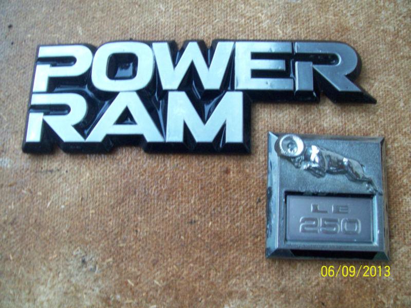 81,82,83,84,85,86,87,88,89 dodge ram fender emblem mopar 440 340 d150 d250 d350