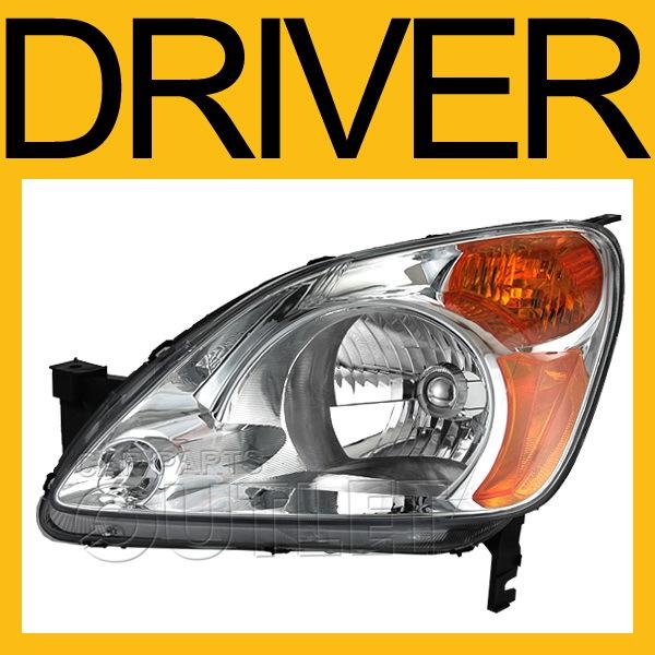 02-04 honda crv lx ex head light lamp assembly left new replacement l/h