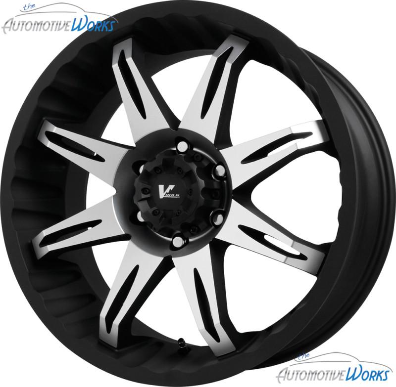 1 - 20x9 v-rock core 6x135 0mm matte black wheel rim inch 20"