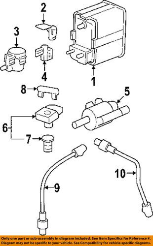 Gm oem 13575704 canister purge control solenoid/vapor canister purge solenoid