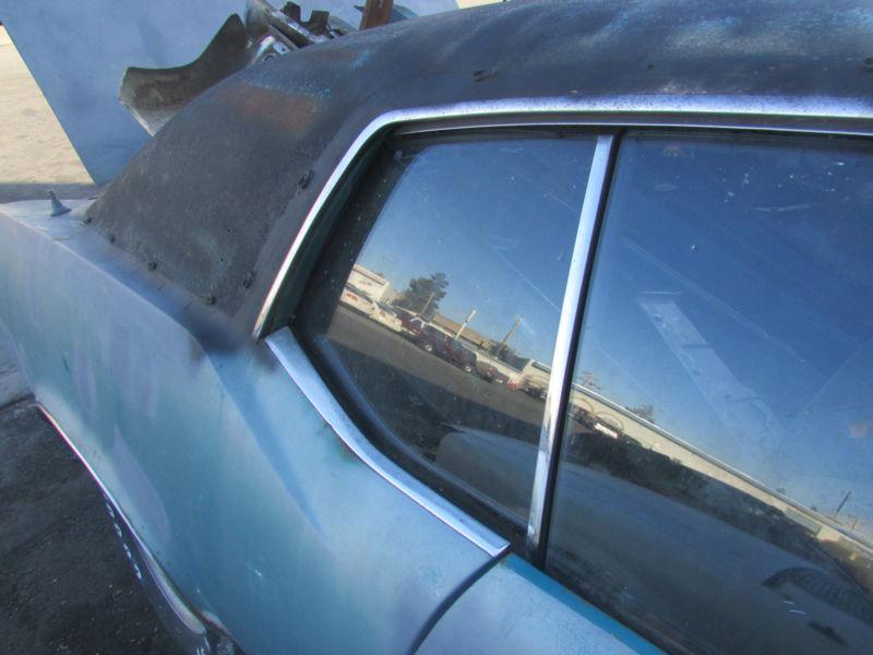 Cutlass supreme 1970-1972 -- rear passenger side 1.4 glass