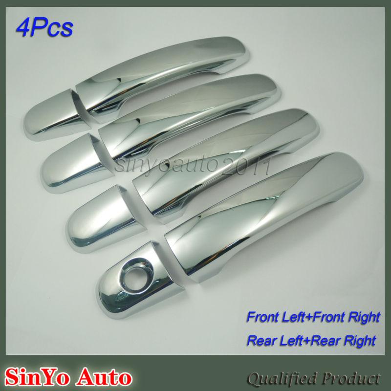 New outside outer chrome door handle cover fit for chevy malibu equinox 4pcs