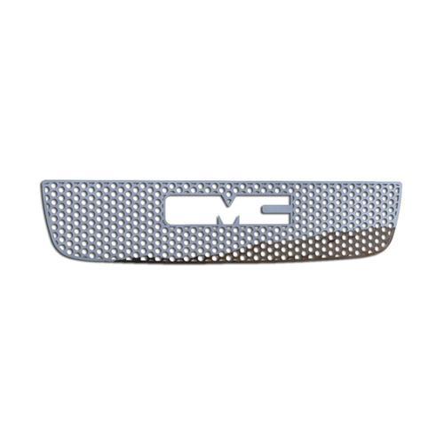 Gmc sierra ld hd 03-05 circle punch polished stainless aftermarket grille insert