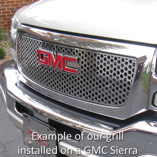 Chevy Avalanche 02-06 w/ Cladding Circle Black Grille Insert Aftermarket Trim, US $89.21, image 4