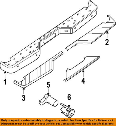 Nissan oem 259947s10a rear bumper-reverse sensor