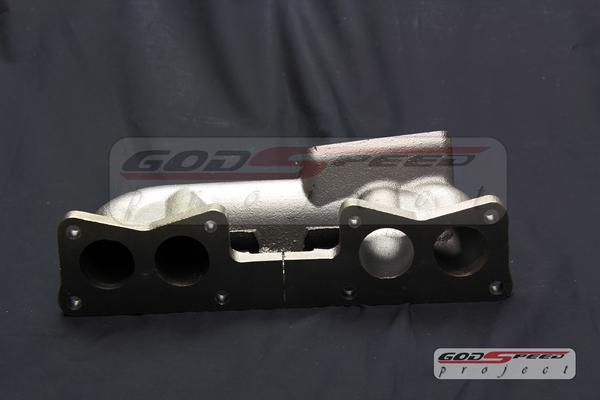 Gsp 89-90 s13 ka24e single cam top mount cast iron t3 turbo exhaust manifold jdm