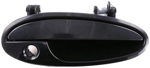 Ext door handle front rh smooth black /keyhole platinum# 1231509