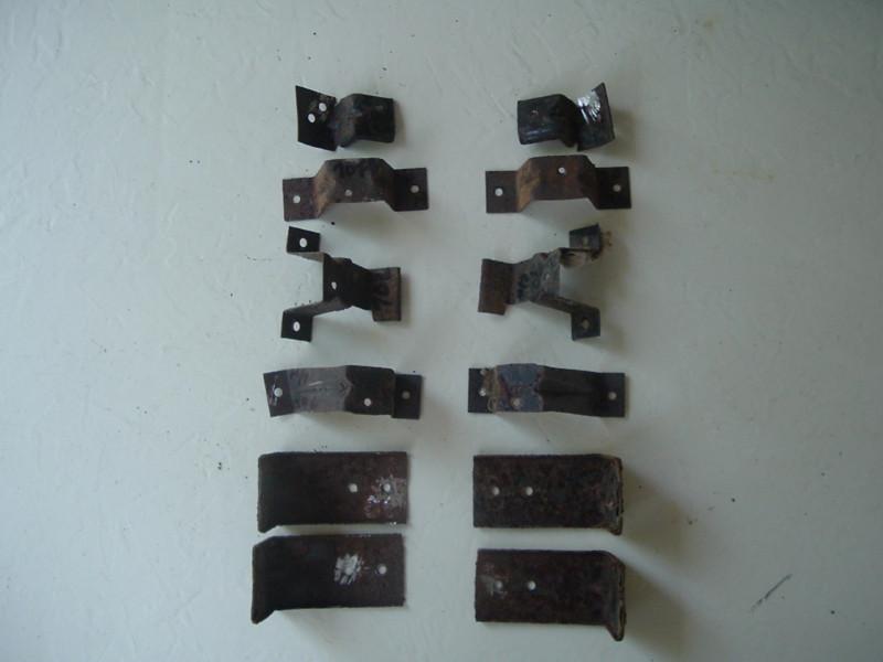 1969 1970 mustang fastback shelby boss mach-1 original inner trim panel brackets