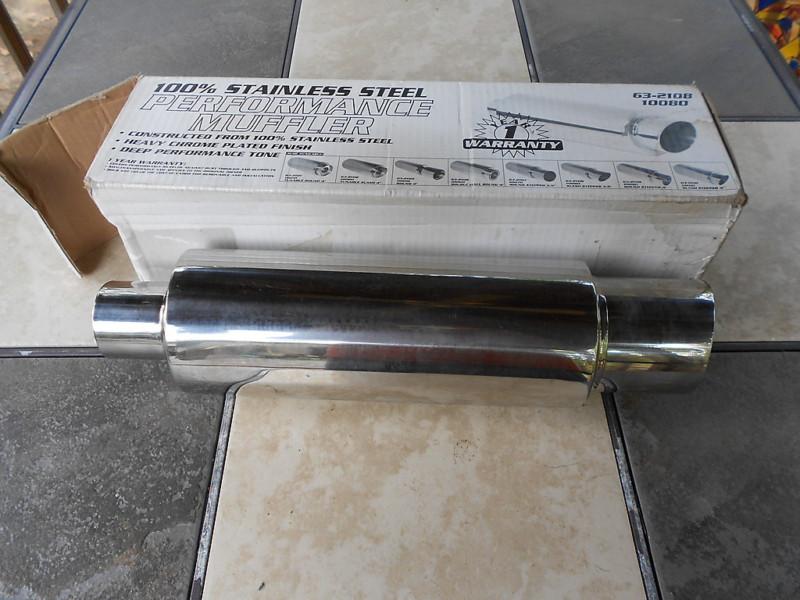 Performance stainless steel muffler