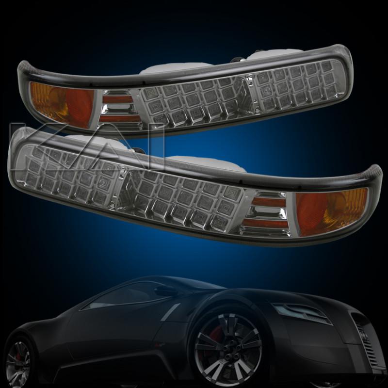 99-02 silverado 00-06 suburban tahoe led look corner parking signal lights lamp