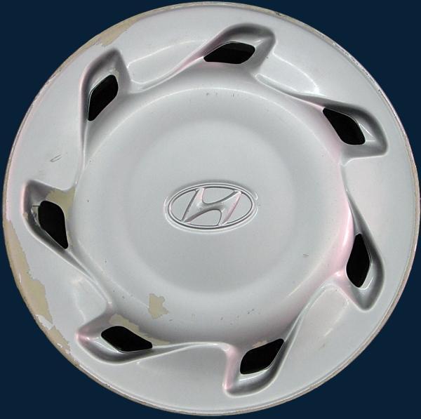 1992 hyundai elantra 14" 55518 hubcap wheel cover 7 spoke part # 5296028600