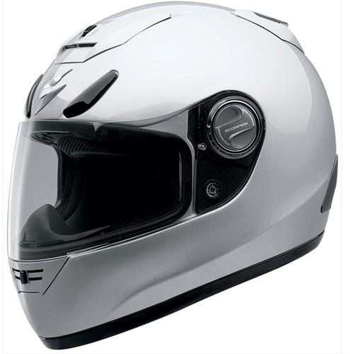 Scorpion exo-700 solid full-face helmet light silver