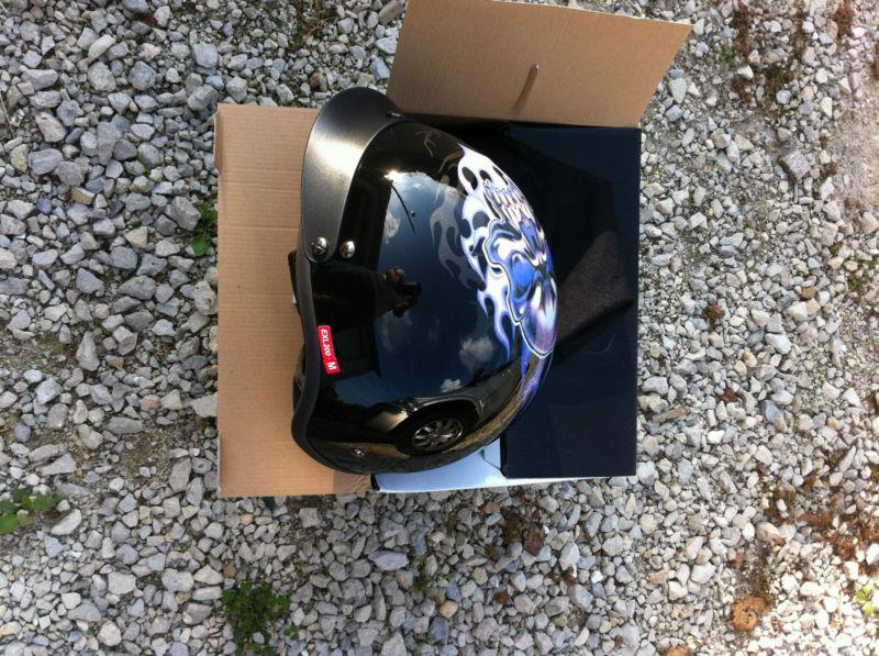 New motorcycle helmet in box with tags unused dot