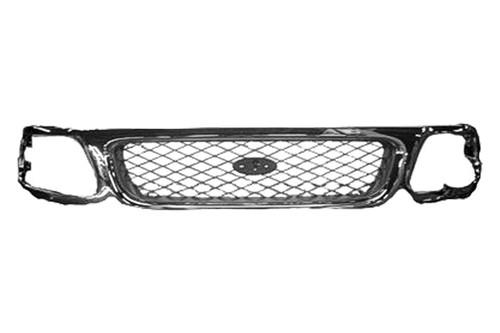 Replace fo1200380 - 97-98 ford f-150 grille brand new truck grill oe style