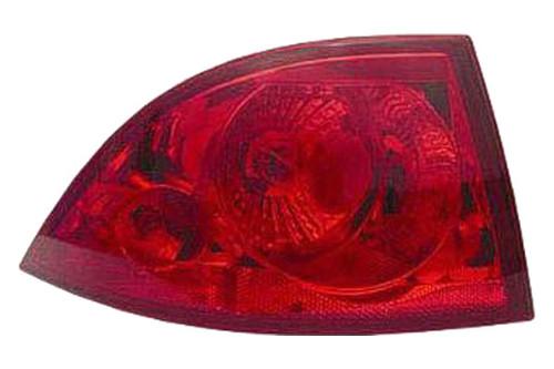 Replace gm2818177 - buick lucerne rear driver side outer tail light assembly