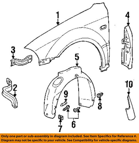 Volkswagen oem n90970702 fender-fender liner u-nut