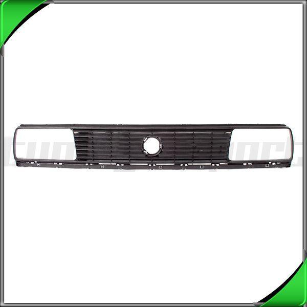 New front grille vw1200101 matte black frame 1985-1987 volkswagen jetta golf gti