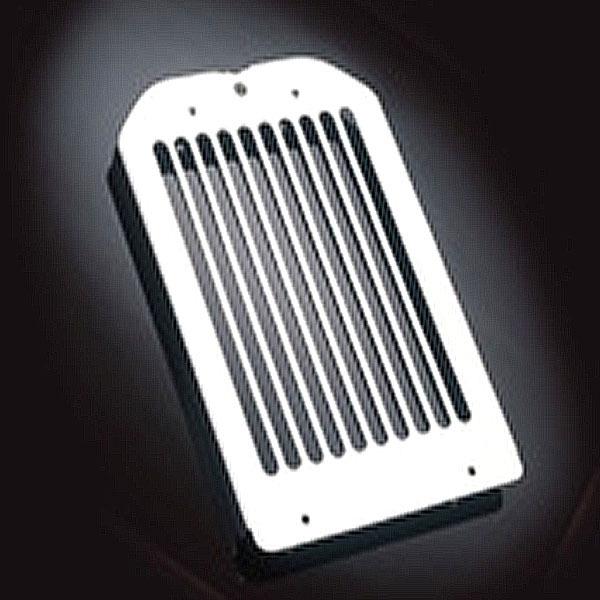 Chrome radiator cover for kawasaki vulcan 900 custom/classic