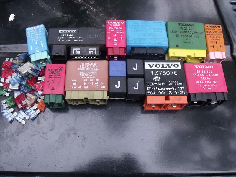 1995 volvo 850 14 relays & fuses 