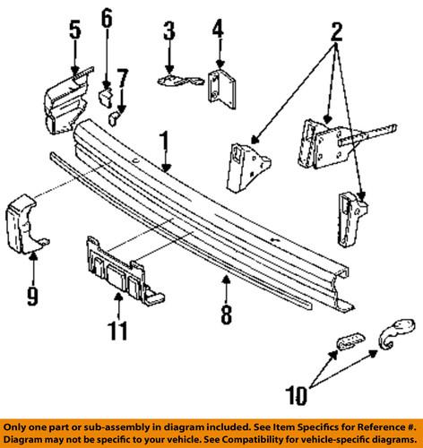 Jeep oem 5018545aa front bumper-end cap