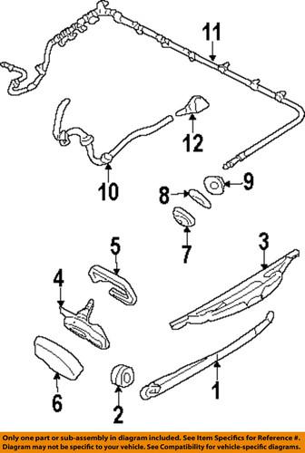 Mazda oem zzc267330a windshield wiper blade/wiper blade