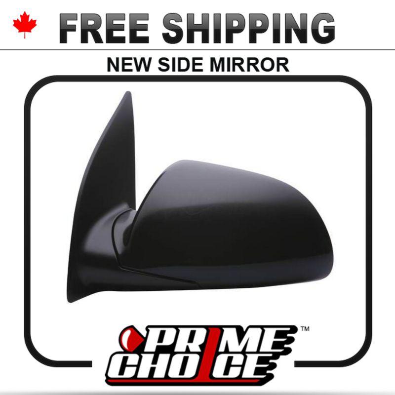 New manual folding black driver side view mirror left door lh replacement