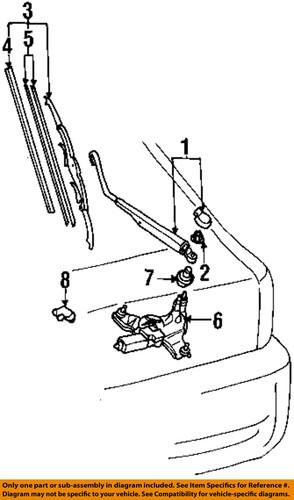 Toyota oem 8521432080 wiper blade refill/windshield wiper blade refill