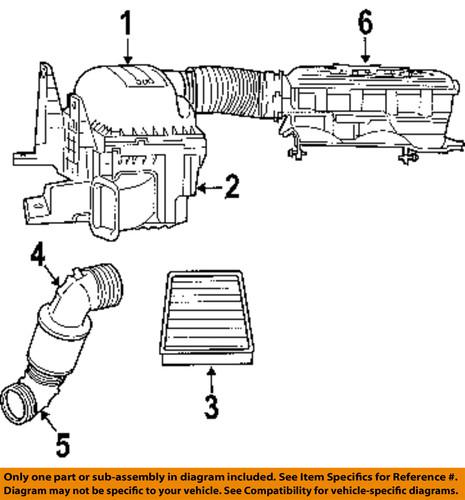 Dodge oem 53034249aa air filter