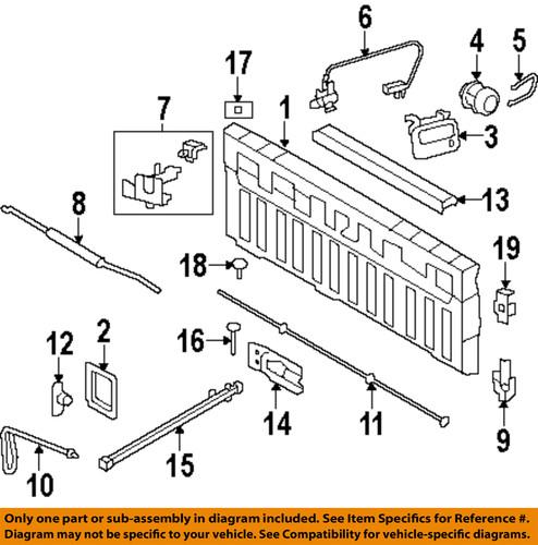 Ford oem 9l3z9943121a tail gate-access cover