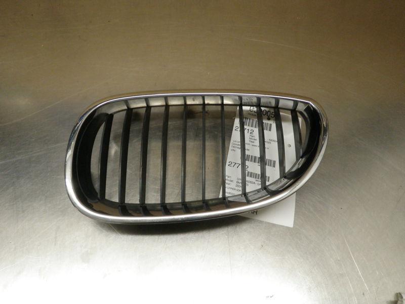 04 05 06 07 bmw 525 series left drivers upper grille oem 0800056