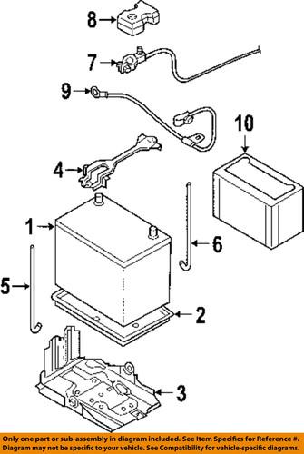 Nissan oem 240805m000 battery cable-negative/battery cable negative