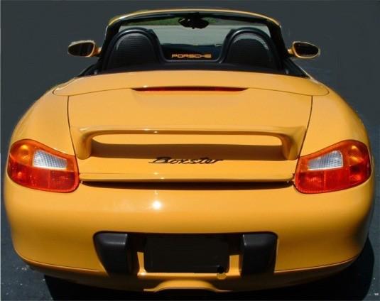 1997-2004 porsche boxster 986 sport style dual wing spoiler combo  (unpainted)