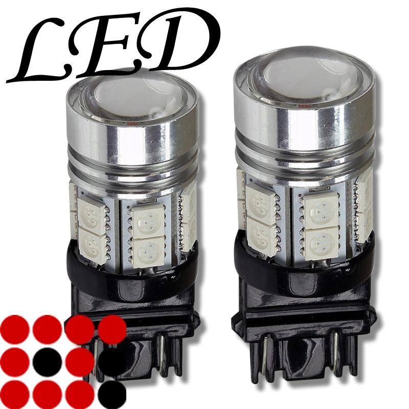 Turn signal corner/brake/tail 12-led smd amber 3157 light bulb cree lamp bulbs