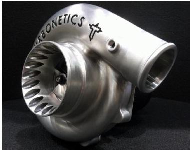 Turbonetics gtk1050 gtk 1050 billet t4 /compressor wheel turbo ball bearing /dry