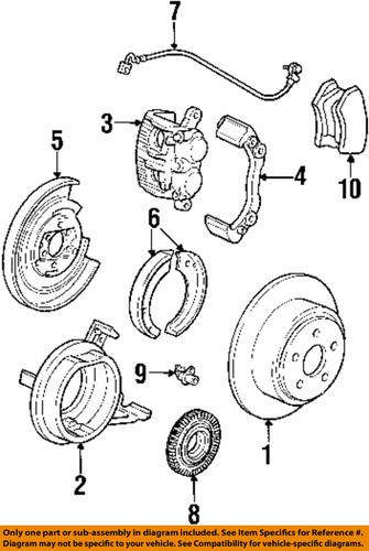 Ford oem 6l3z2c220l brake-adapter