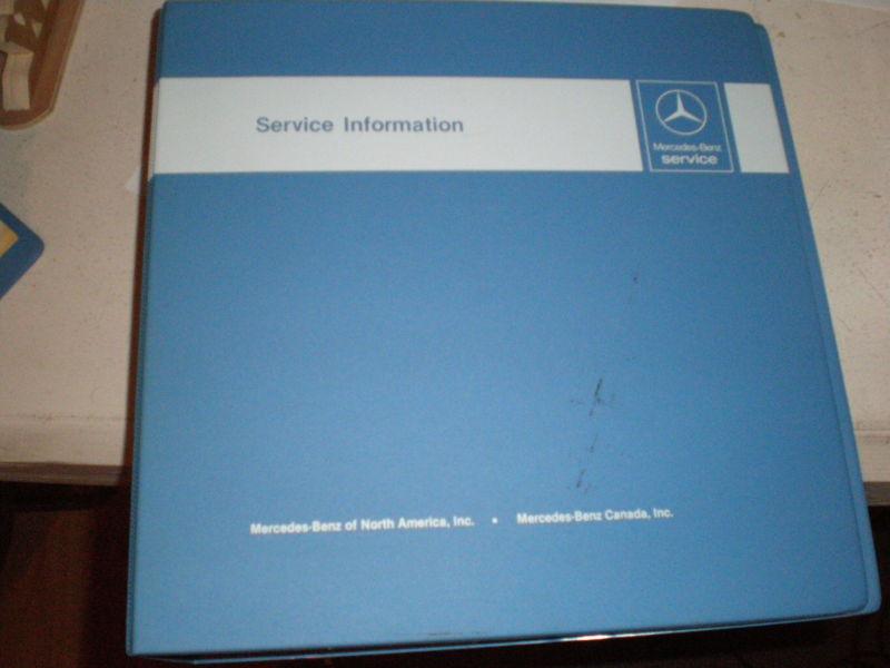 Mercedes ~ factory binder / manual~ emission control - catalytic conv. catalog