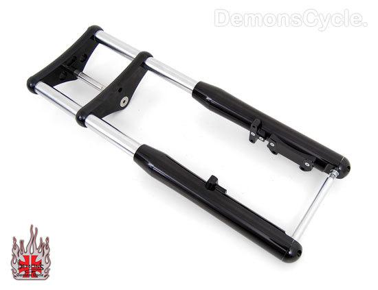 Black billet custom wide glide front end triple trees stock for harley wideglide